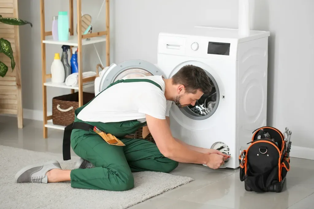 Failure to drain laundry water